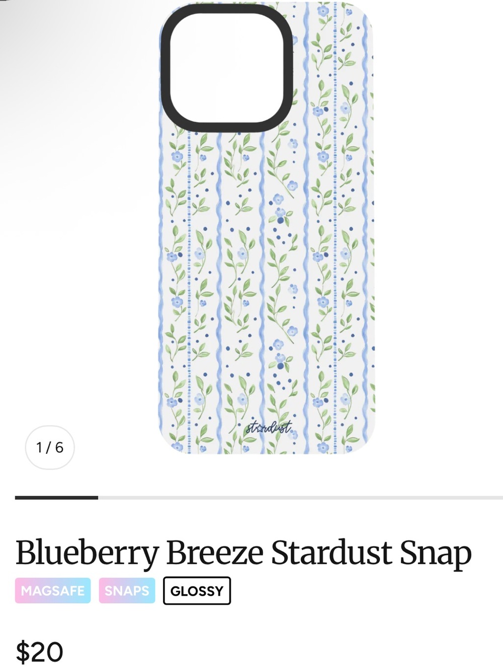 Blueberry Breeze iPhone 16 Pro Max Snap